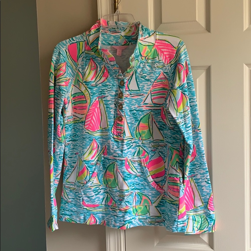 Lilly Pulitzer You Gotta Regatta Popover size M